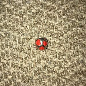 Red hearts pandora charm